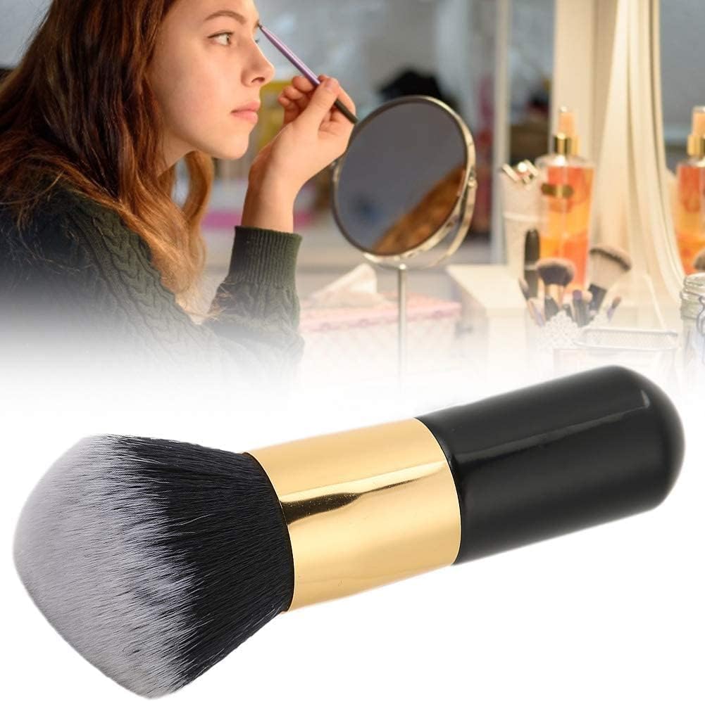Crizer Powder Makeup Brush, Professional Flat Kabuki Cosmetic Brush, Single Handle Large Blush Brush Soft Face Mineral Powder Foundation Brush Face Brush for Blending Liquid Make Up 3