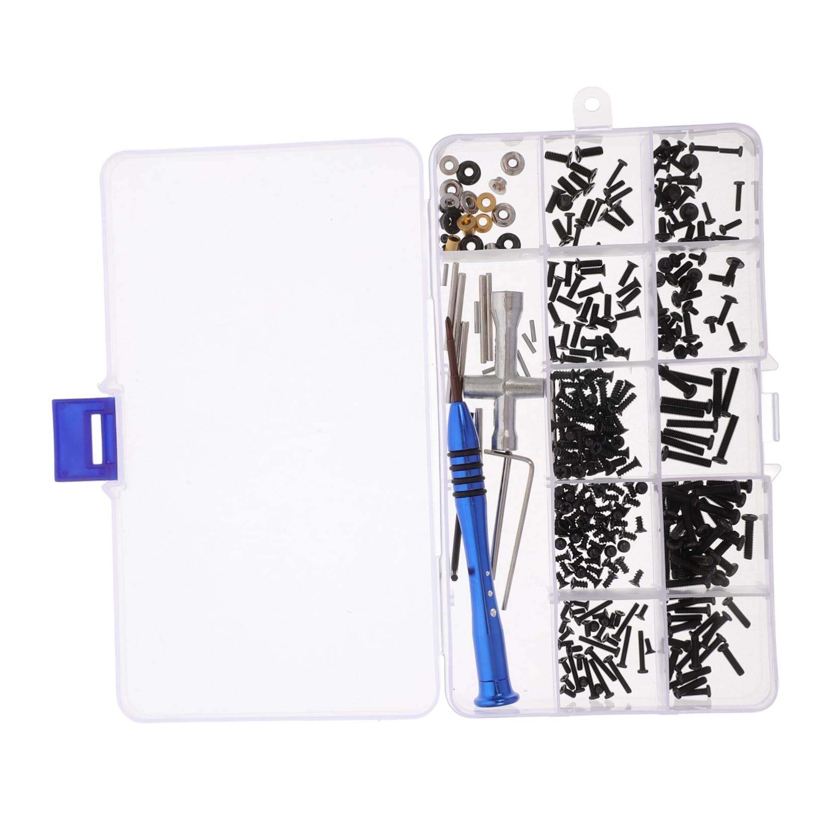 FUNOMOCYA Car Gasket Repair Kit Metric Screws Nuts Bolts Tools for Model Car Maintenance