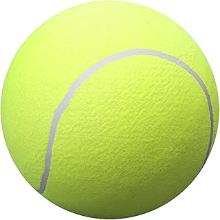 犬のための大きいテニス ボール、犬のテニス ボールの巨大な、9.5 インチの大きいテニス ボールのペット、中型の小さい猫犬の運動場の楽しみのためのテニスのドッグ ボール, テニスボール犬、大きなテニスボール犬、テニスボール犬、犬用の巨大なテニスボール、犬用の巨大なボール