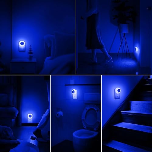 Miniatura 34 de Luz nocturna, luces nocturnas enchufables a la pared, sensor de atardecer a amanecer, luz nocturna LED blanca cálida de 0.5 W, paquete de 2 luces