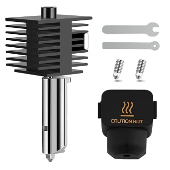 ENOMAKER Extruder Hotend Kit for Bamboo Lab A1, A1 Mini 3D Printer, Heating Block Replacement, High Speed, High Temperature All Metal Hot End, with 0.4,0.6,0.8mm Stainless Steel Nozzle