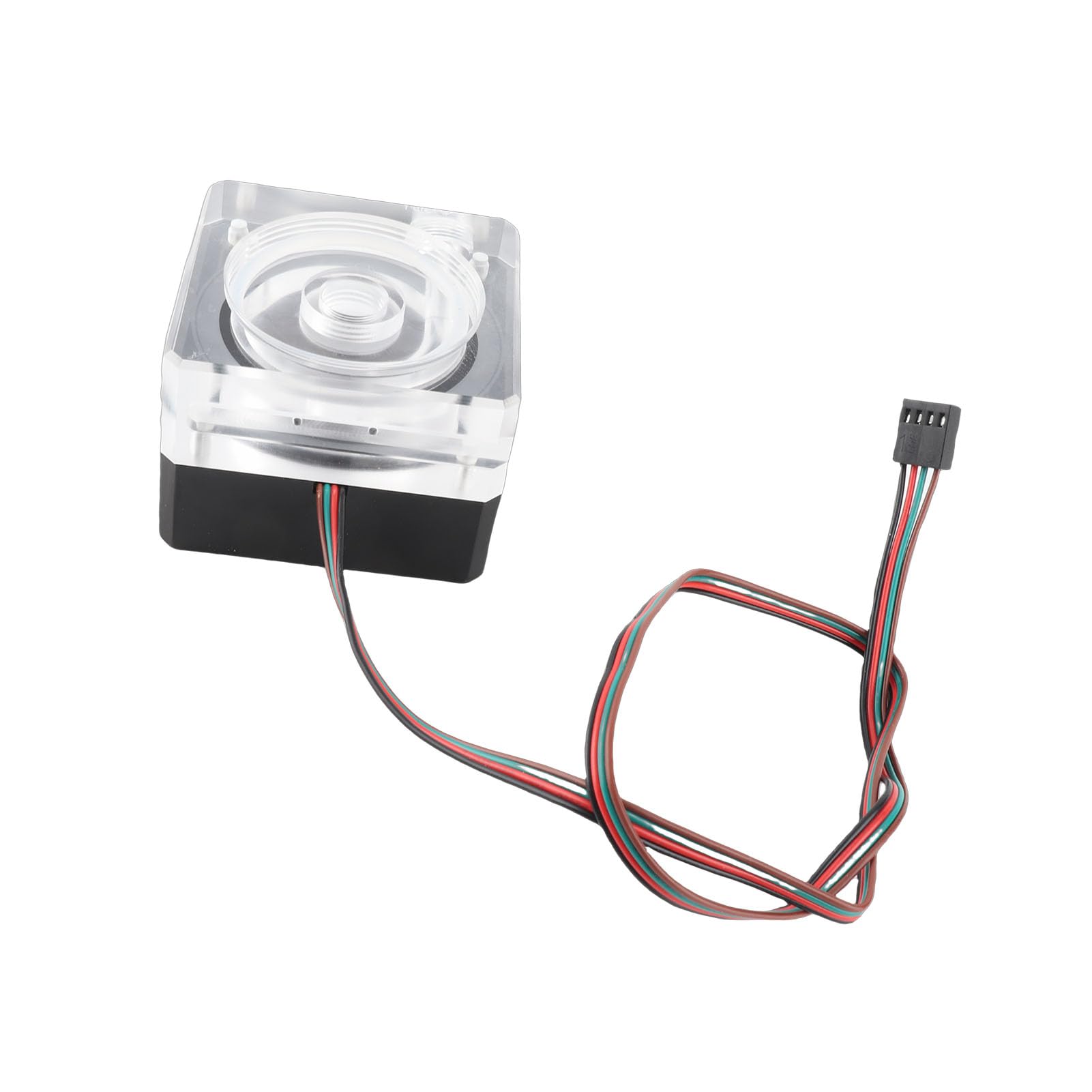 Pompa di Raffreddamento Ad Acqua Resistente PMMA PWM Controllo della velocità per Appassionati di PC Compatibile con Sistemi a 12V