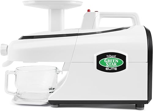 Tribest Green Star Elite GSE-5000-220V Jumbo Twin Gear - Extractor de jugo, 220 V, no apto para uso en Estados Unidos, color blanco