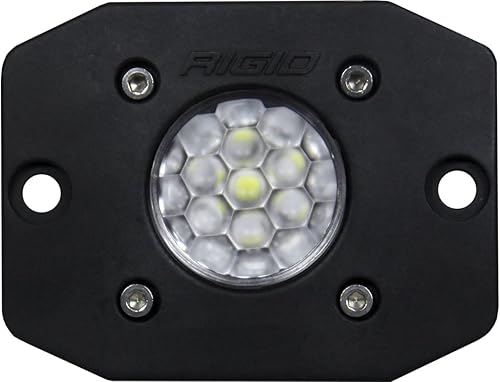 Rigid Industries 20631 Montaje empotrado negro (LED de encendido difuso)