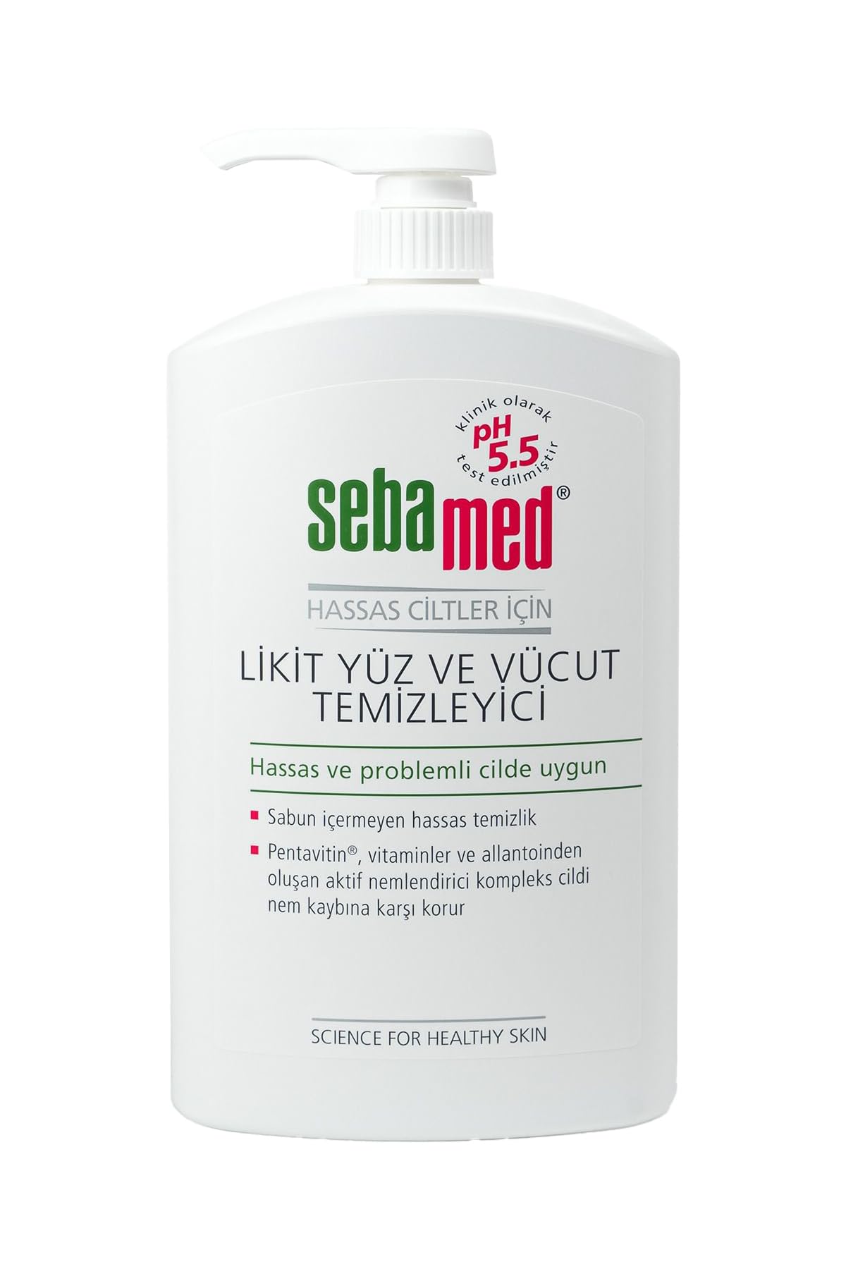 Sebamed Hassas Ciltler İçin Pentavitin İçerikli Nemlendirici Etkili Yüz ve Vücut Temizleme Jeli 1000