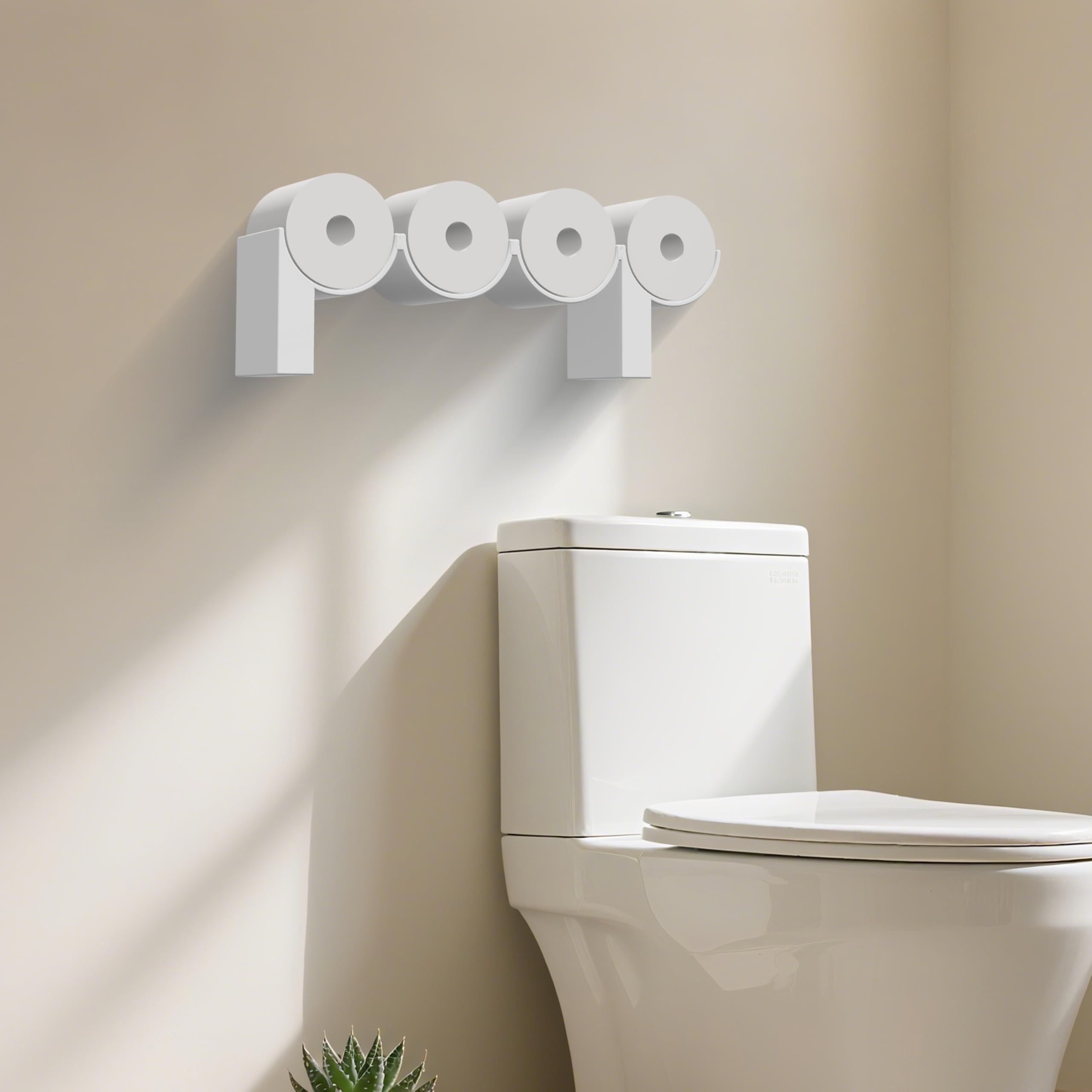 Poop Toilet Paper Holder Stand, 3D Printed Funny Bathroom Decor — Amazon image 9