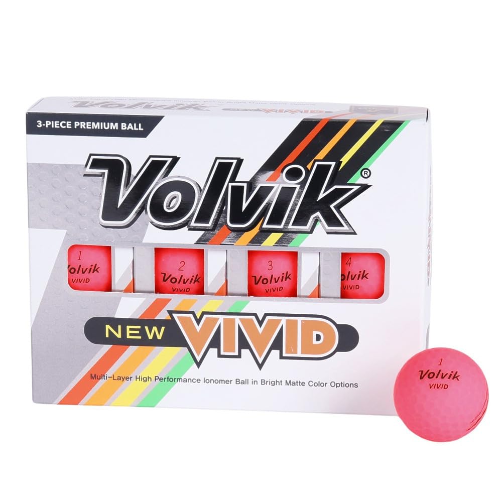 ?????(Volvik) Volvic Vivid Pink Dozen