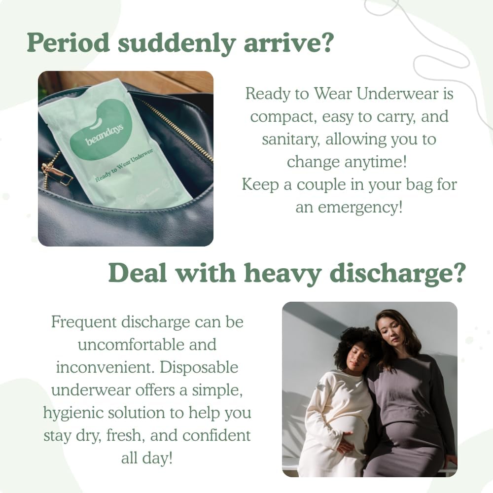 Women's Disposable Seamless Underwear Soft Stretch Briefs Invisible Panties for Travel Hospital Stays 6 Pack - Image 7