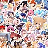 LHYWNZ 50PCS Sexy Anime Sticker Hentaii Stickers Hentai Stickers Waterproof for Laptops Water Bottles & Phone Cases (2-3.5IN)