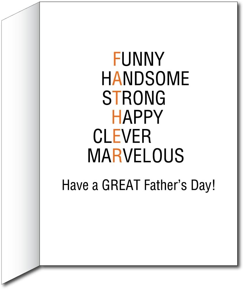 VictoryStore Jumbo Greeting Cards: Giant Father's Day Card (Glasses, Mustache, and Bow Tie Design) 2 feet x 3 feet Card with Envelope