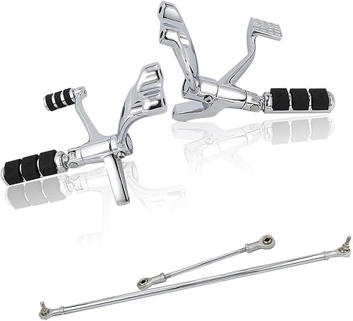 TCT-MOTORPARTS Juego de palanca para reposapiés de control delantero para Harley 2014-2022 Sportster Custom XL1200C Forty Eight XL1200X Roadster