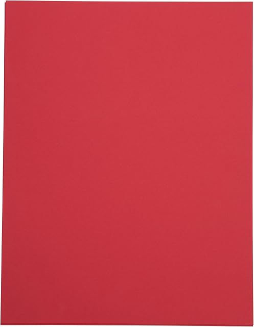 LUXPaper 8.5" x 11" Cardstock | Letter Size | Ruby Red | 100lb. Cover (183lb. Text) | 50 Qty