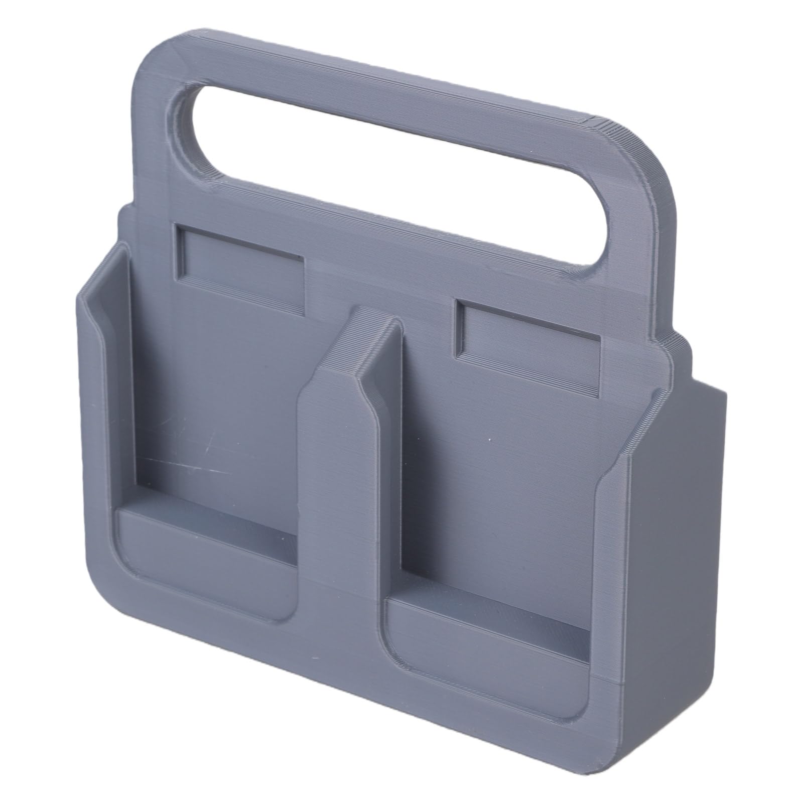 Transportable Suspended Storage Planner for Power Tool Batteries Permanent Polystyrene Battery Owner with Handle Effect Immune Black Lie Battery Rack