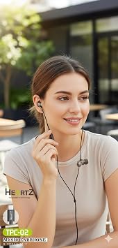 HEARTZ TYPE C KULAKLIK, TYPE C ÇIKIŞI OLAN TÜM MODELLERİ DESTEKLER MODEL SEÇMEZ tüm type c ile uyumlu BASS TİZ HD SES KALİTESİ TPC-02 (SİYAH)