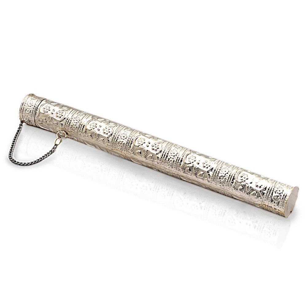 Little India Designer Silver Polished Agarbatti Stick Holder (228, Silver) - Image 2 thumbnail
