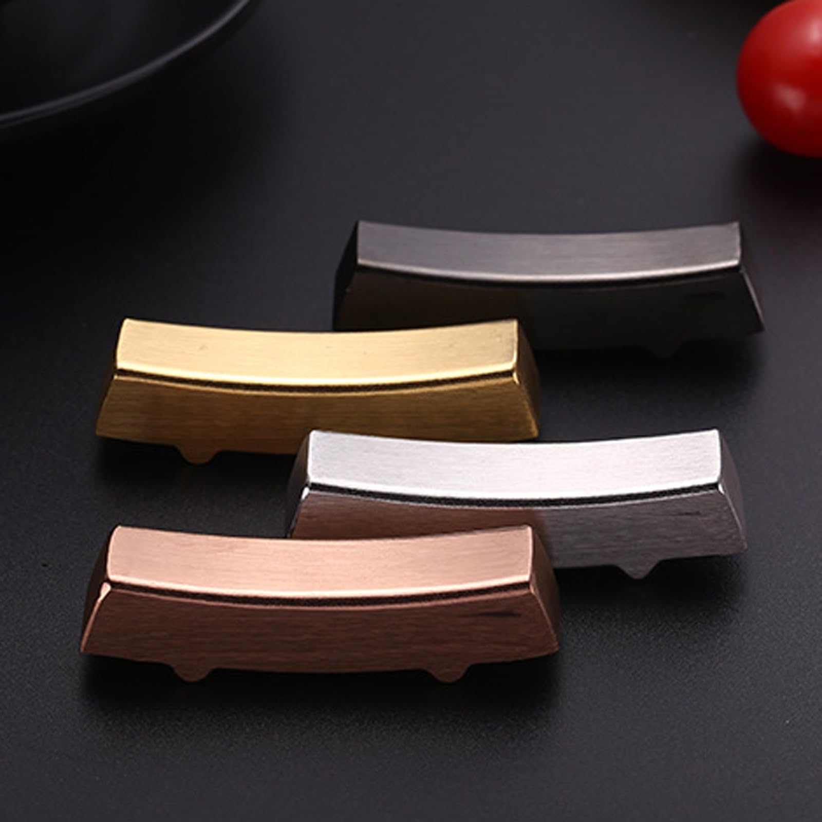 Repose-Baguettes, Porte-Baguettes concave en Acier Inoxydable, Support à Baguettes Chinois, décoration de Bureau réutilisable pour la Maison, la Cuisine, Le Restaurant et Les fêtes.