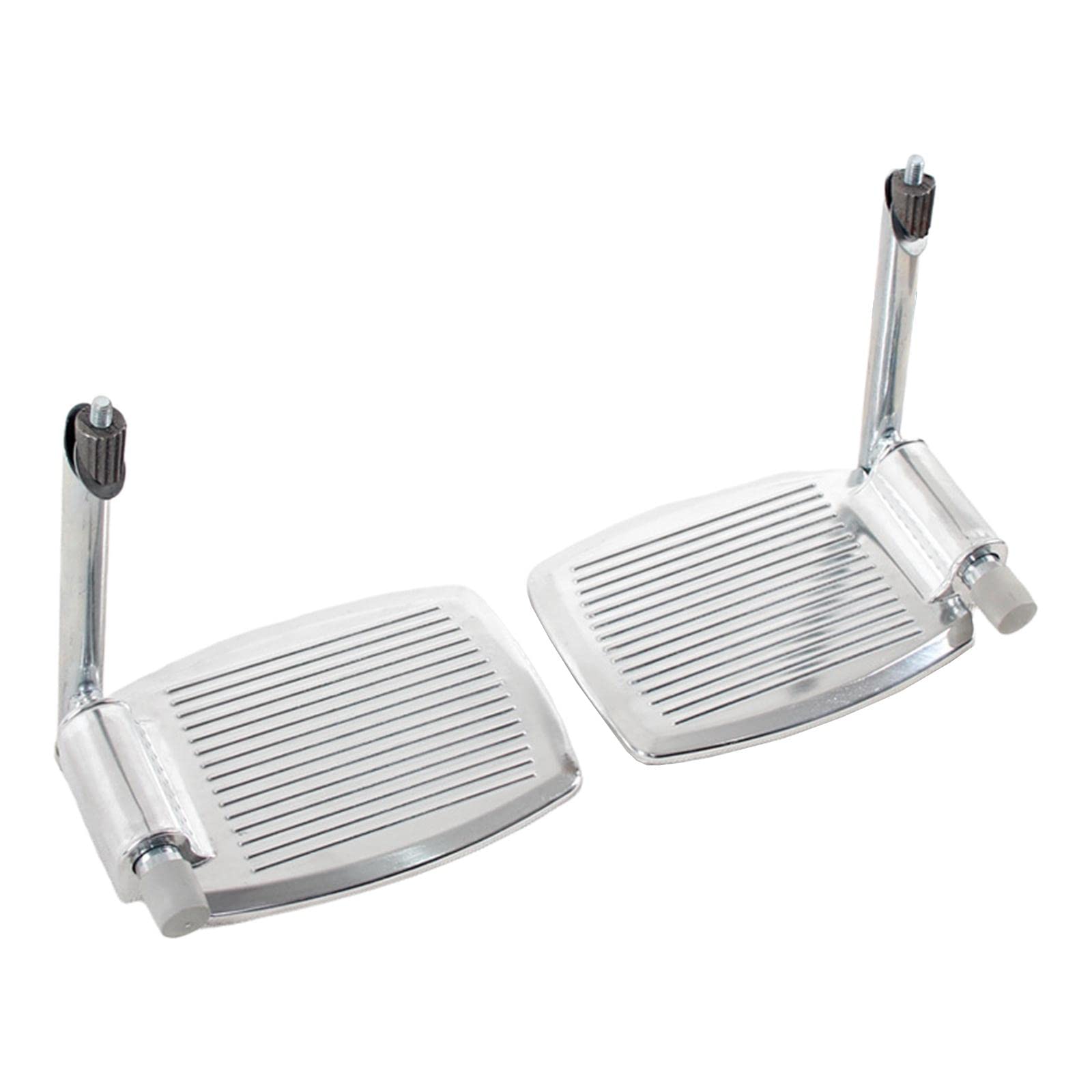 Reposapiés para Silla de Ruedas Duradero, Desmontable, de Alta Calidad, a Prueba de Arañazos, Manual, para Sillas de Ruedas, Pedal Universal, Piezas P, Aluminio con poste