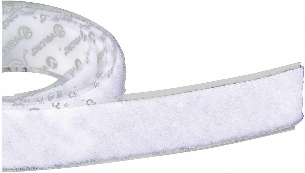 VELCRO Brand Loop 1000 PSA 72 - 25 Yard Roll 3/4" Wide, White