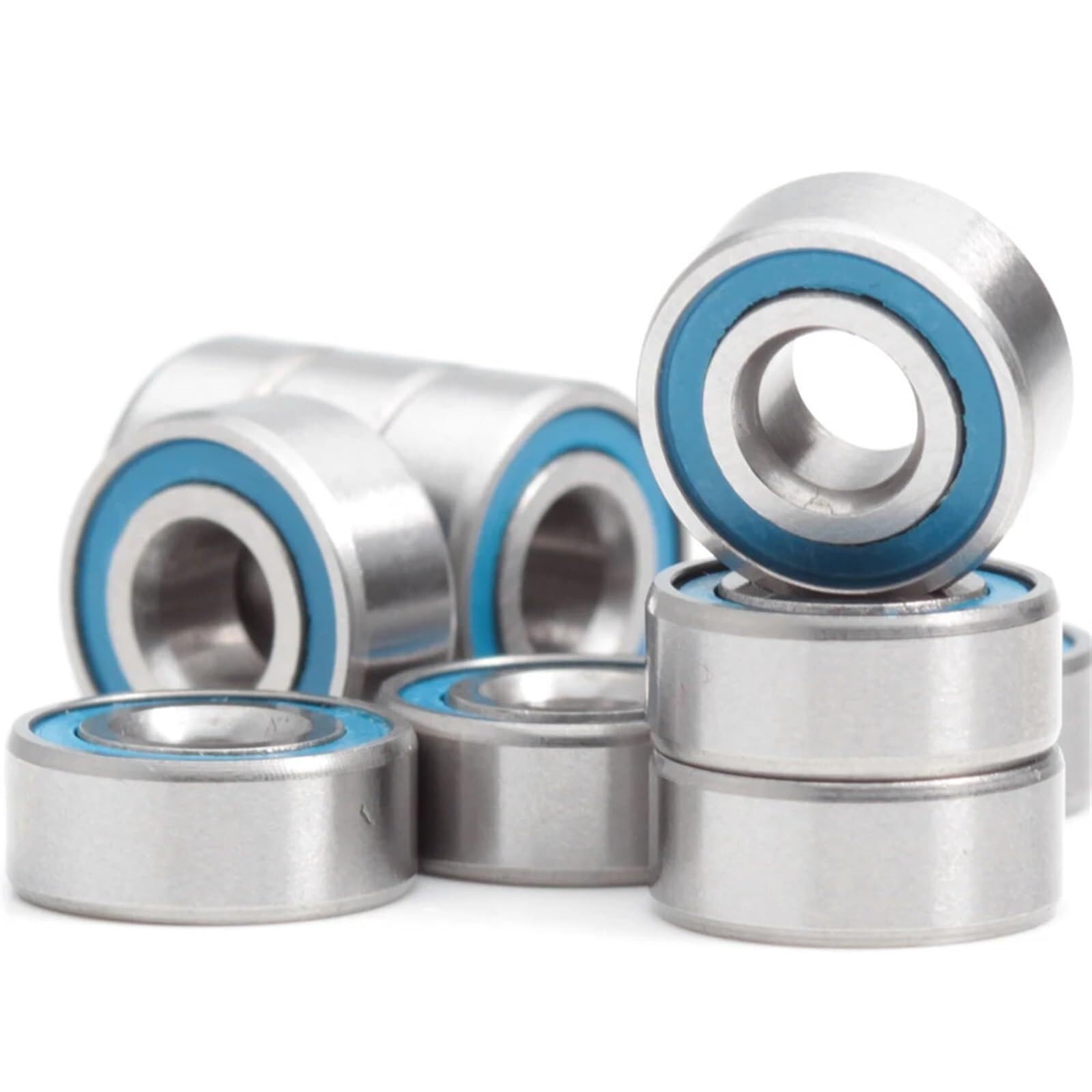Aspectos, MR104RS Rodamiento 4 * 10 Mm ABEC-3 Coche Camión MR104 RS 2RS Rodamientos de bolas MR104-2RS Azul Sellado Piezas