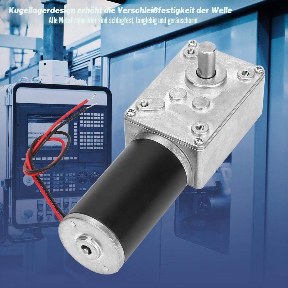 Schneckengetriebemotor 24V Hohe Torsionsgeschwindigkeit Reduzieren Sie den elektrischen Getriebemotor Reversibler Schneckengetriebemotor 8mm Welle(100 U/min)