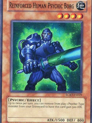 Amazon.com: Yu-Gi-Oh! - Reinforced Human Psychic Borg (RGBT-EN029) - Raging  Battle - Unlimited Edition