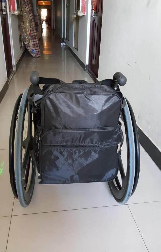 GHzzY Bolsa de Silla de Ruedas - Bolsa de Almacenamiento de Silla de Ruedas multifunción - Mochila de Silla de Ruedas Multibolsillos para Personas Mayores, discapacitadas y Embarazadas