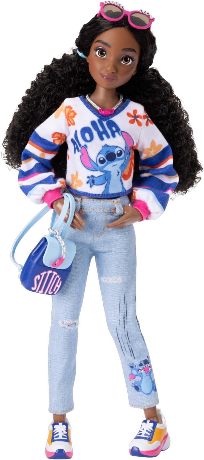 Disney ILY 4EVER Fashion Dolls Dark Hair Stitch 11.5" Tall with 13 Points of ...