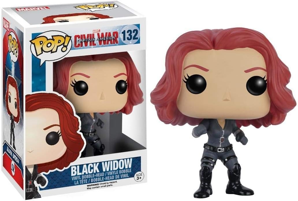 Funko POP Marvel: Captain America 3: Civil War Action Figure - Black Widow