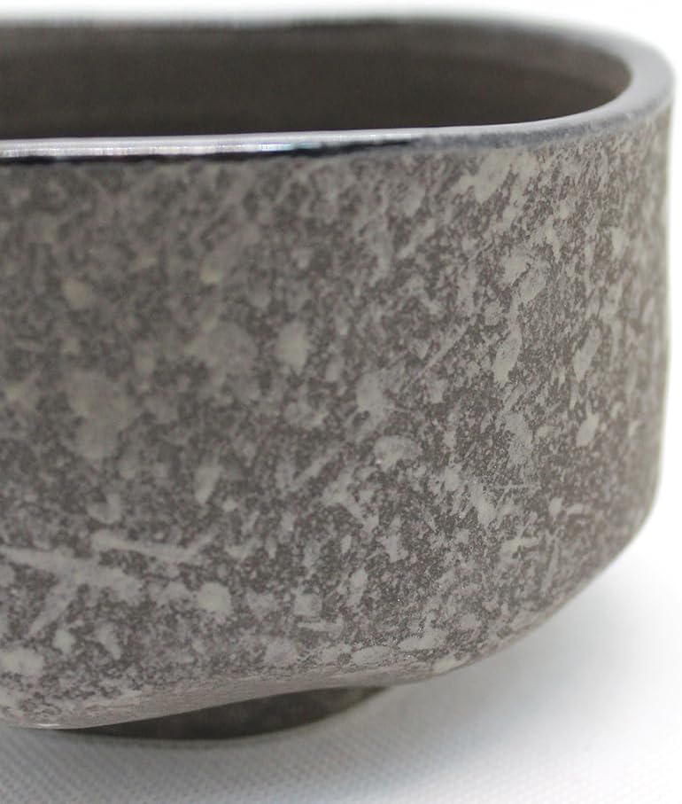 Japanese Traditional Handcrafted Mino Matcha Chawan Tea Bowl Cup Ceremony Tableware Pottery (Gin Kesshou) - Image 7
