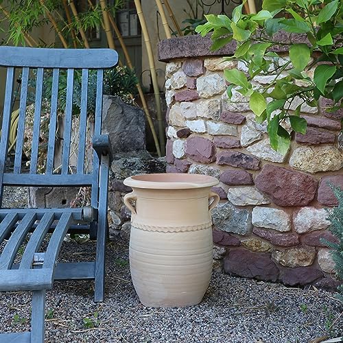 Palatina Werkstatt Terracotta Amphore 40 cm Höhe, Pflanzgefäß mit...