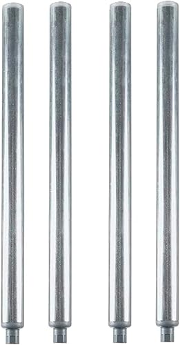 Miniatura 4 de AmGood Patas de acero galvanizado para mesas de trabajo (patas de 33 pulgadas (paquete de 4)