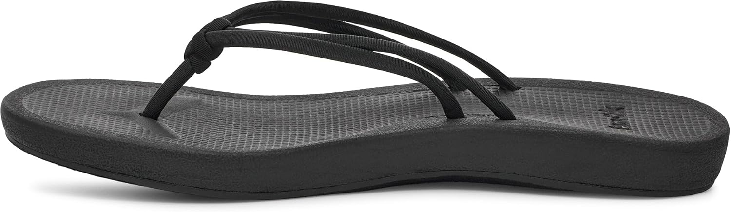 Sanuk Womens Cosmic Sands | Water Resistant Flip Flops for Women | EVA Footbed With Arch Support | Women's Beach Sandals - Image 3