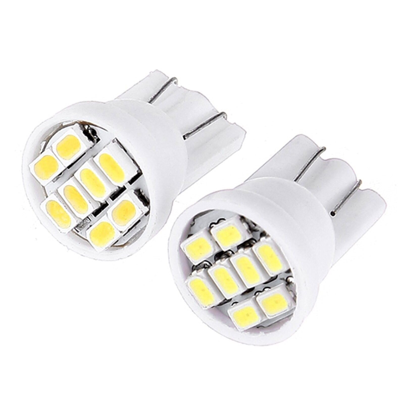 LBRST 10 x T10 8-3020-SMD White 168 Instrument Lights 10 x T10 168 Twist Lock Socket