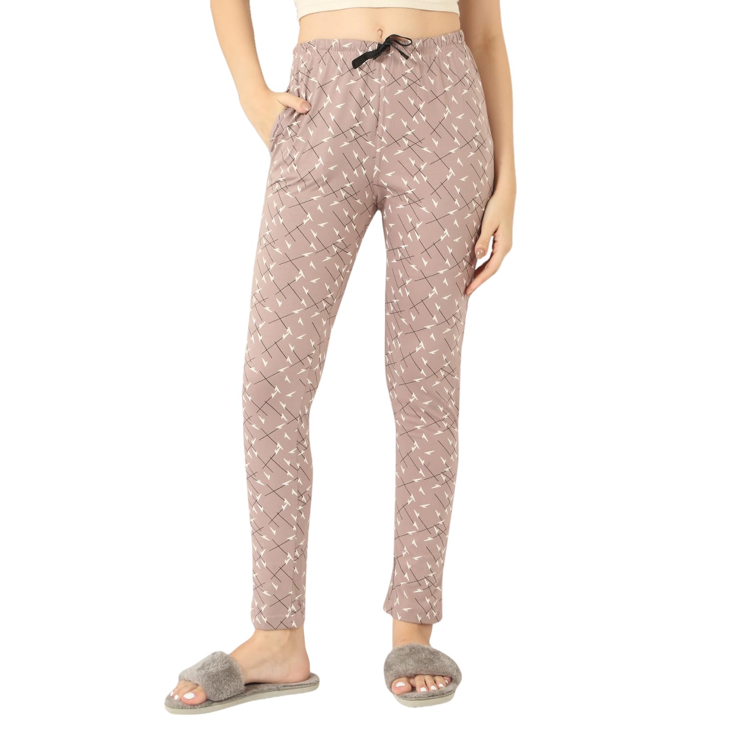 Sweet Dreams Women's Abstract Printed Pyjama