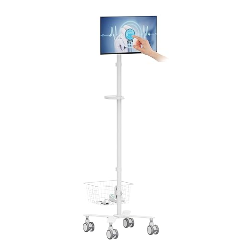 Mount Plus C09 Height Adjustable Mobile Medical Computer Monitor Display