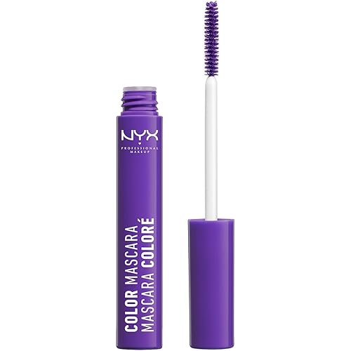 NYX Professional Makeup Color Mascara, Purple, 0.32 Ounce
