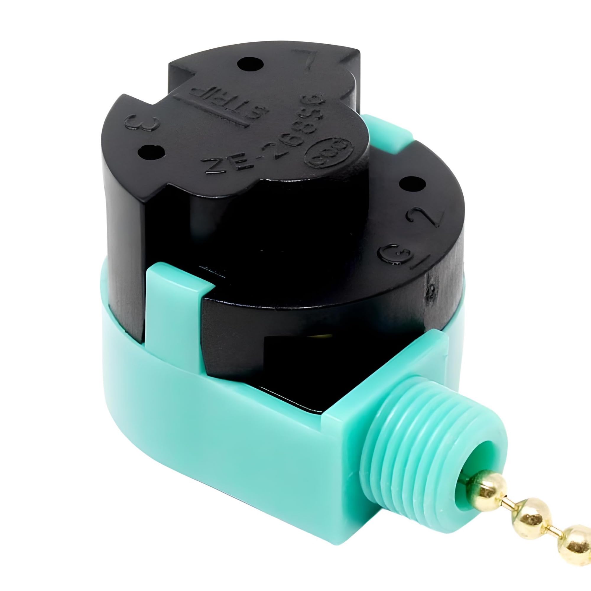 ZE-208S 3-Speed 4-Wire Fan Pull Chain Switch – 6A 125VAC / 3A 250VAC – Replacement Repair Kit For Ceiling, Floor & Oscillating Fans – Nickel Finish