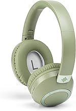 INTEMPO Amalfi Noise Cancelling Headphones – True Wireless Bluetooth Over-Ear Headset, Foldable Design with Cushioned Swivel Earcups & Adjustable Headband, 50Hr Playtime, USB-C Charging, Green