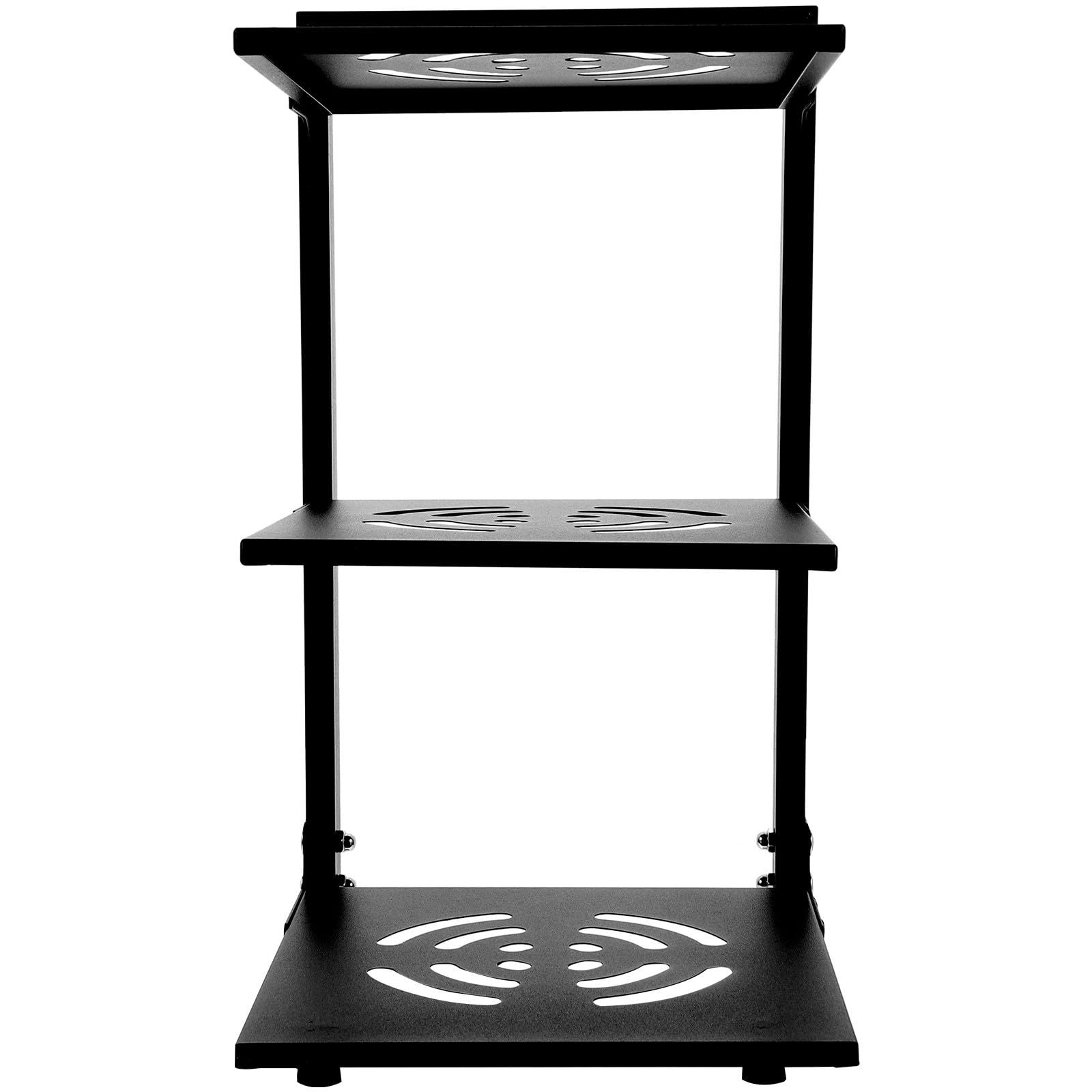 ULTECHNOVO Organizer Pentole e Padelle in Acciaio al Carbonio a 3 Livelli Regolabili, Portaoggetti Sottolavello per Cucina, Organizzatore Robusto per Riporre Pentole e Taglieri,