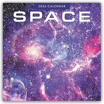 Space 2026 Square Wall Calendar