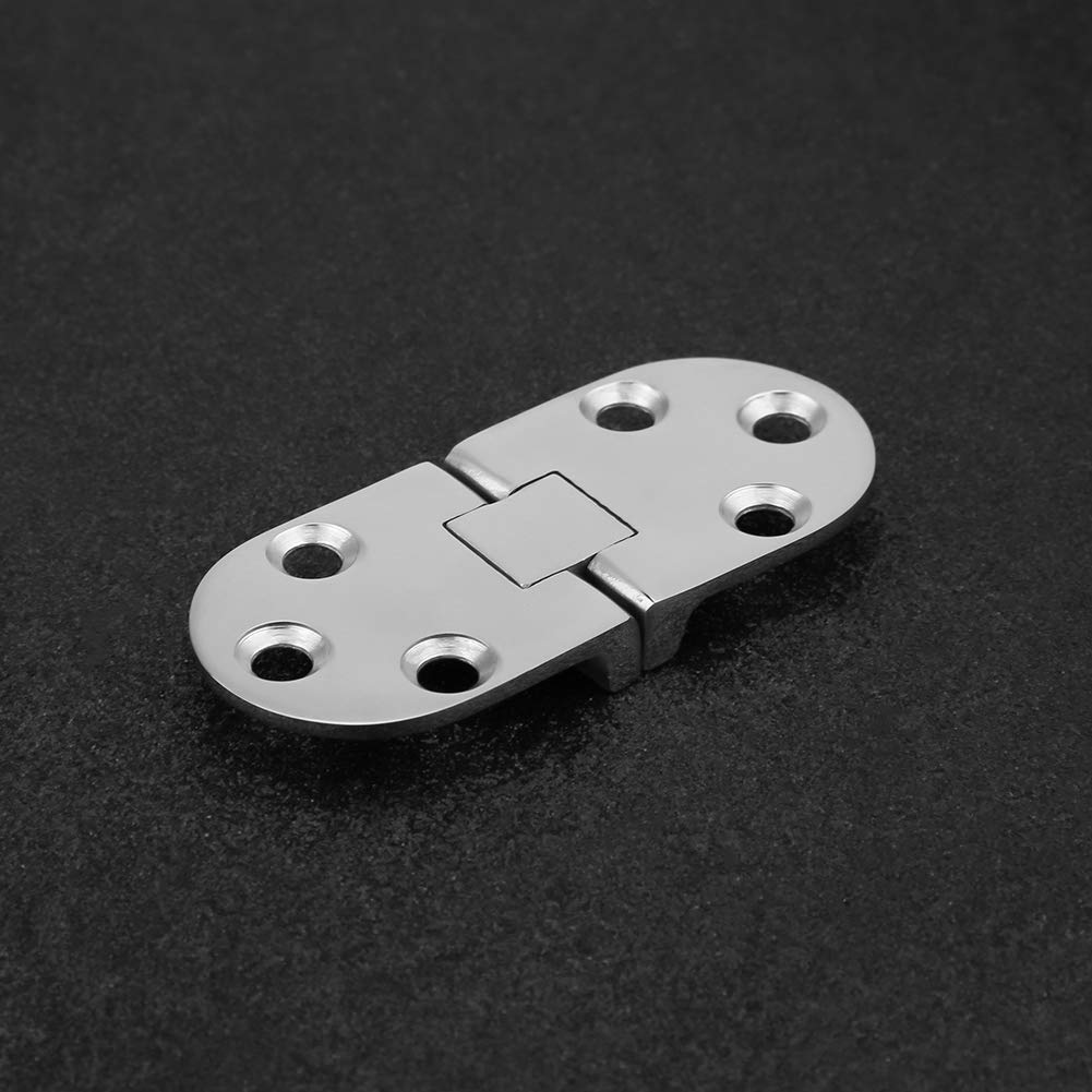 Aramox Flush Marine Hinge Marine Türscharnier, 2 Stück Boot Edelstahl Scharniere Stempelschrank für Marine Kabinentür 66 * 30mm