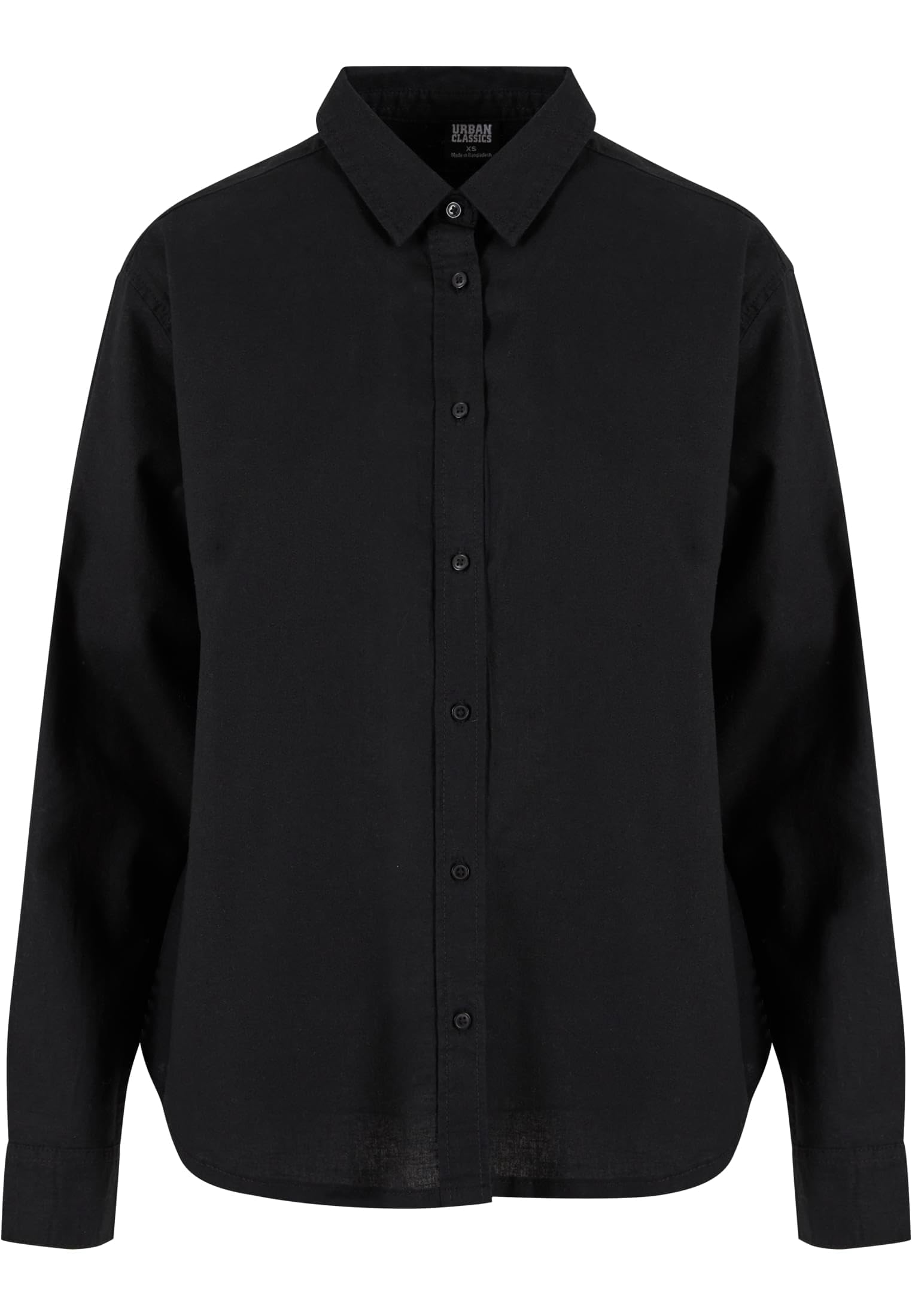 Urban Classics Damen Ladies Linen Mixed Oversized Shirt