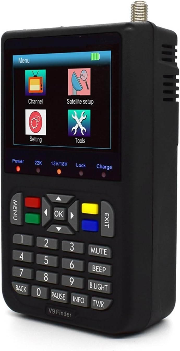 V9 ファインダー デジタル衛星ファインダー LCD 衛星ファインダー デジタル衛星信号ファインダー メーター 3.5 インチ LC