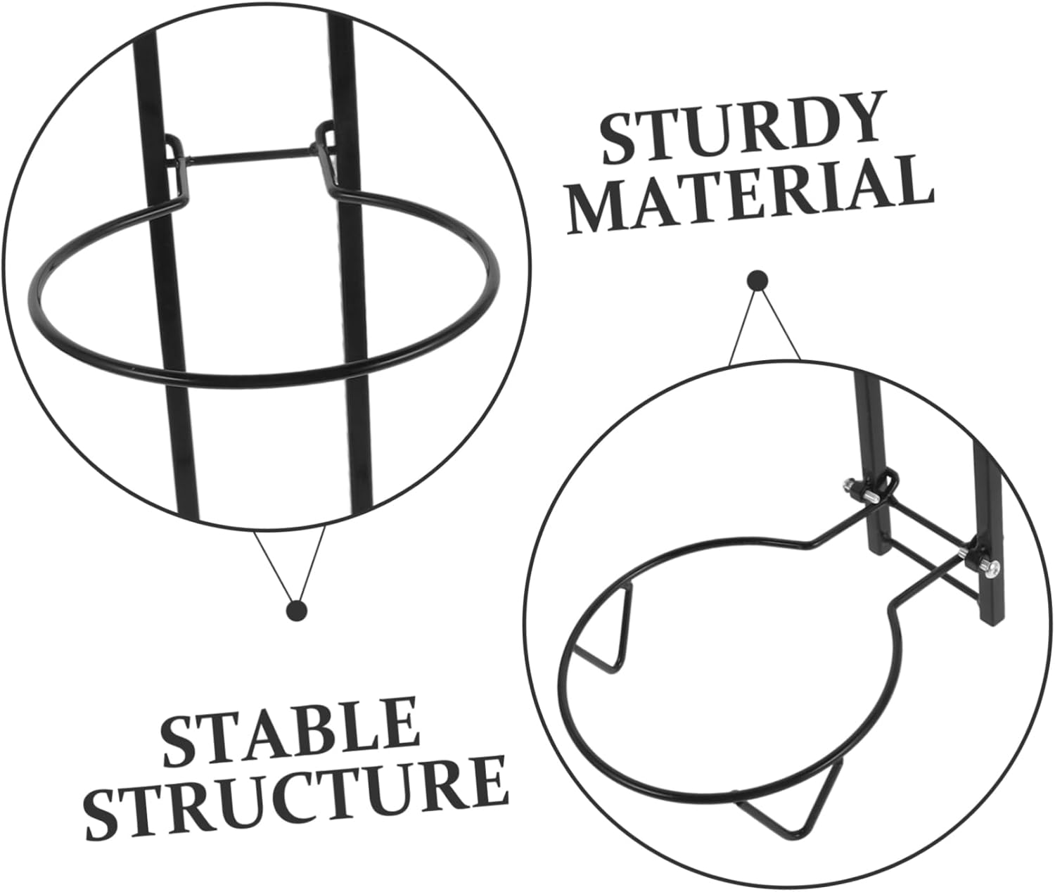 BESPORTBLE Vertical Multi-Layer Storage Mounted Organizer for Basketball Soccer and Volleyball Space-efficient Design for Indoor and Outdoor Use