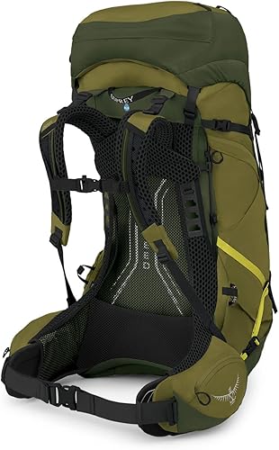 Miniatura 5 de Osprey Atmos AG LT 50L Mochila de mochilero para hombre, Scenic ValleyVerde Peppercorn, LXL