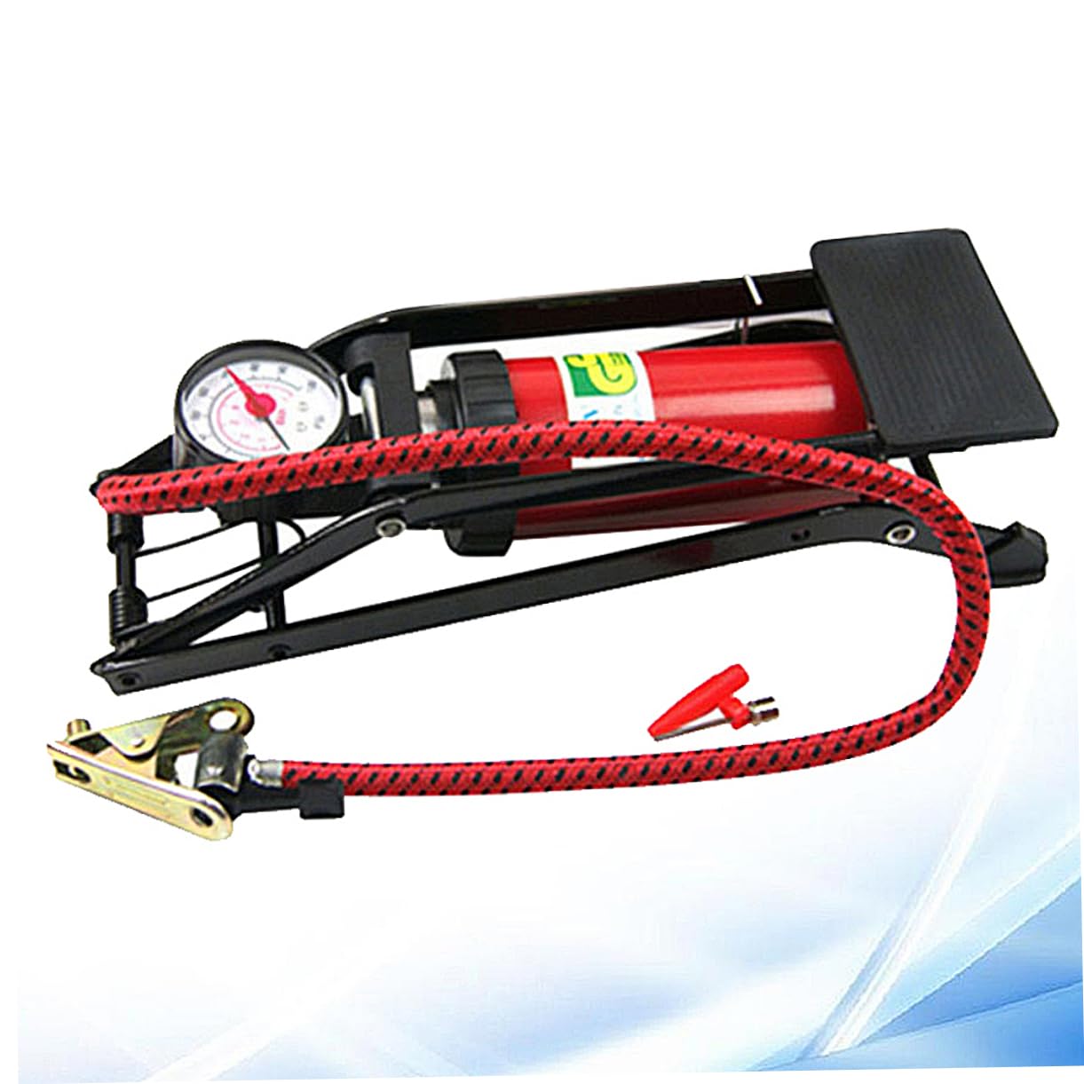 Hochdruck für aus Fußpumpe Manometer Fahrrad Metall und Auto