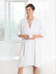AW BRIDAL 2Pcs His and Hers Silk Robes, Mr and Mrs Matching Robe for Couples, Wedding Engagement Gifts for Bride Groom
