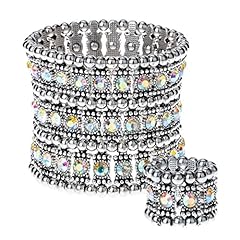 Silver Color-Changing (Bracelet Ring Set)