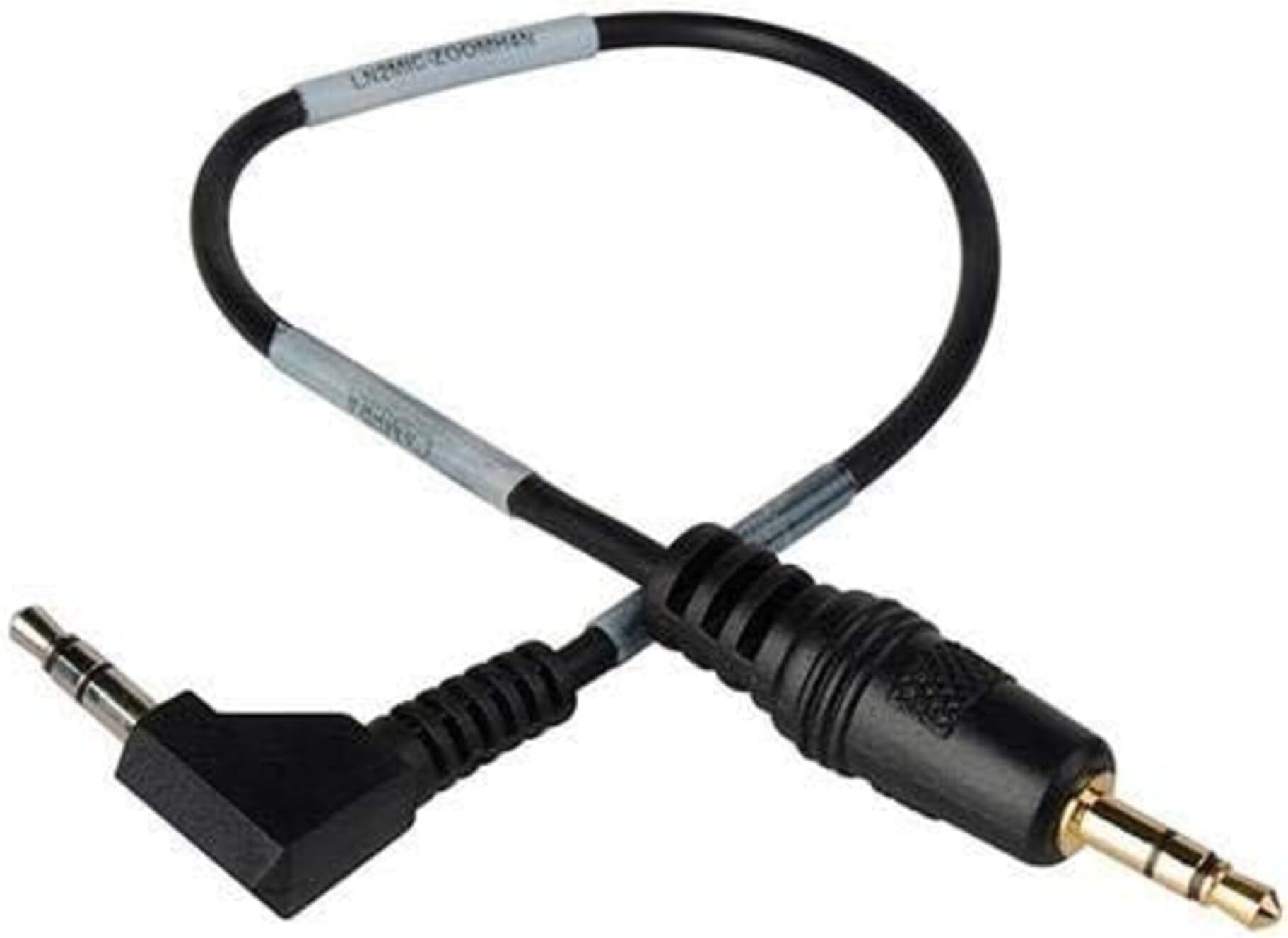 LN2MIC-ZOOMH4N 3.5mm Line to Mic 25dB Att. 9 Inch DSLR Cable fo