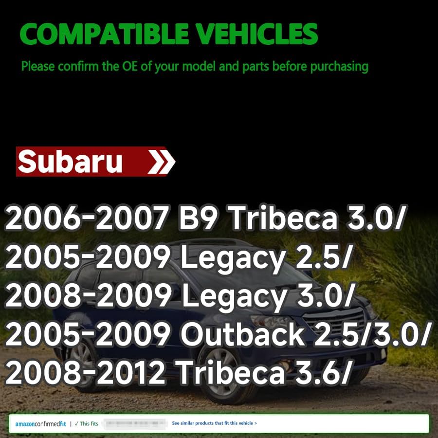 Miniatura 2 de Tapa de depósito de gasolina 42031AG00A compatible con Subaru 2005-2012 B9 Tribeca Legacy Outback Tribeca